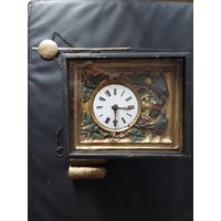 Настенные Немецкие часы на деревянной плате
