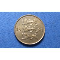 10 центов 1991. Эстония.