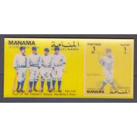 1972 Манама 917/B175 3D Бейсбол