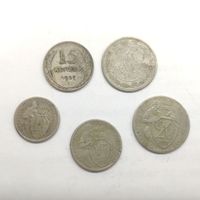 Лот из 5 монет РСФСР 1927-1933 гг