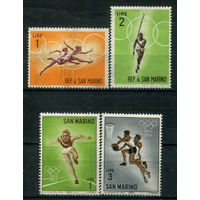 Сан-Марино - 1963-1964гг. - Олимпийские игры - 4 марки - MNH. Без МЦ!