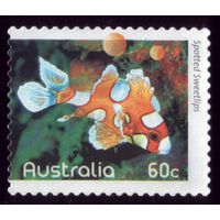1 марка Австралия Рыбка