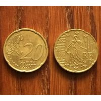 Франция 20 евроцентов 1999