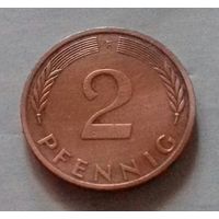 2 пфеннига, Германия 1972 F