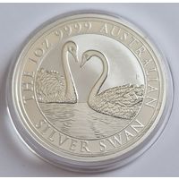 Австралия 2022 серебро (1 oz) "Лебедь"