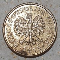 Польша 1 грош, 2013 Надпись вокруг орла (4-14-71)