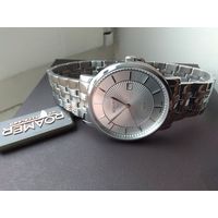 Швейцарские новые часы Roamer. Гарантия 24 месяца в Беларуси.Сапфировое антибликовое стекло. Литой стальной браслет.