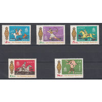Спорт. Олимпиада "Мюнхен 1972". Иран. 1972. 5 марок (полная серия). Michel N 1586-1591 (19,0 е)