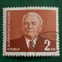 ГДР 1953. Президент ГДР Вильгельм Пик