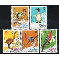 Птицы Куба 1974 год серия из 5 марок