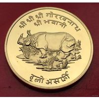 Непал 1000 рупии 2018 года, UNC. Носорог.
