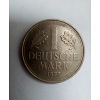 Германия 1 марка 1977 D