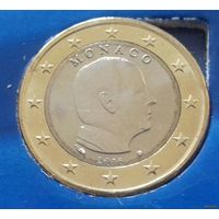 1 евро, Монако 2016 г., AU