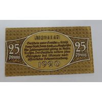 25 пфеннигов 1920г. (Нотгельды) Германия.