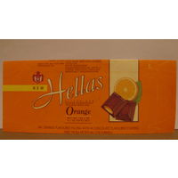 Обёртка от шоколада "Hellas" (Финляндия, 1997г.)