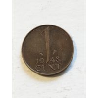 Нидерланды 1 цент 1948