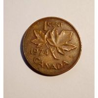 Канада 1цент 1974 г