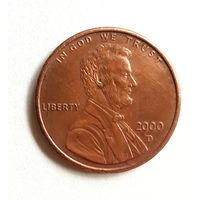 США 1 цент 2000 г. D