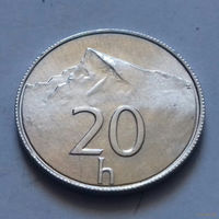 20 геллеров, Словакия 2002 г., AU
