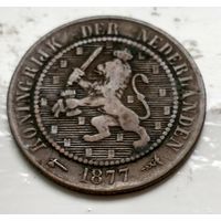 Нидерланды 2.5 цента, 1877 1-10-27