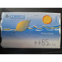 Испания 1997 Автоматная марка Море и солнце 65 песет Михель-2,0 евро гаш