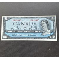 Распродажа! Канада 5 долларов 1954 г.