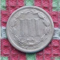 США 3 (III) цента 1888 года
