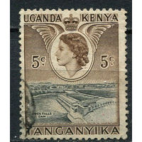 Британские колонии - Кения, Уганда, Таганьика - 1954 - Архитектура 5С - [Mi.92] - 1 марка. Гашеная.  (Лот 52EW)-T25P3
