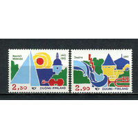 Финляндия - 1993 - Север. Туризм - [Mi. 1210-1211] - полная серия - 2 марки. MNH.  (Лот 100Du)