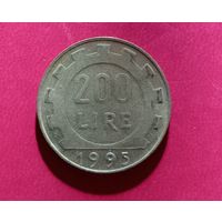 200 лир 1995г. (Италия)