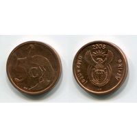 Южная Африка. 5 центов (2008, aUNC)