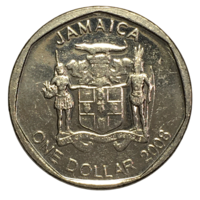 Ямайка 1 доллар, 2005