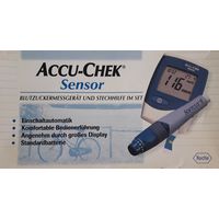 Глюкометр Accu-Chek Sensor для измерения сахара в крови + тест-полоски Германия
