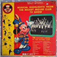 Пластинка Wald Disney musical The Mickey Mouse 1955 г.