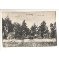 Старинная открытка "Пиренеи"