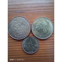 Аргентина 25 центов 2009, Бразилия 25 центов 2009, Тайланд -95