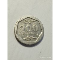 Испания  200 песо 1987 года .