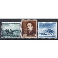 50 лет со дня смерти Николае Григореску Румыния 1957 год серия из 3-х марок
