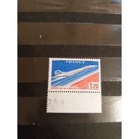 1976 Франция авиация самолёт Конкорд чистая клей MNH** выпускалась одиночкой 3-14