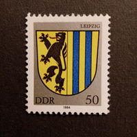 ГДР 1984. Герб Лейпцига