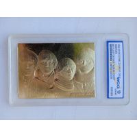 Сувенир в память альбома "Beatles for sale". 1996. 23 KT. Gold
