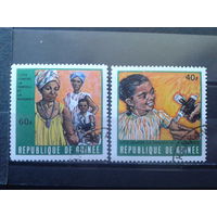 Гвинея 1970 Прививки от кори и оспы