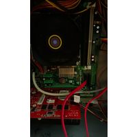 Материнская плата BIOSTAR NF560-A2G с процессором 5600 и 1 гб оперативной памяти