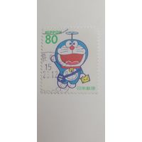 Япония 1997. Поздравительные марки. Doraemon (мультипликационный персонаж)