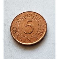 Маврикий 5 центов, 2012