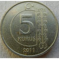 Турция 5 курушей 2011