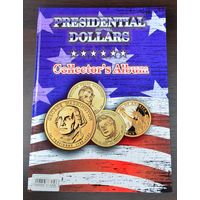Альбом для монет, с листами, на 48 президентских долларов. /977248/