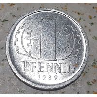 Германия - ГДР 1 пфенниг, 1989 (4-14-11)