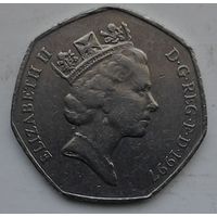 50 пенсов, Великобритания, 1997