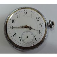 Механизм от карманных часов "' Sisteme Glashutte '' до 1917г. Исправный. Диаметр 4.3 см.